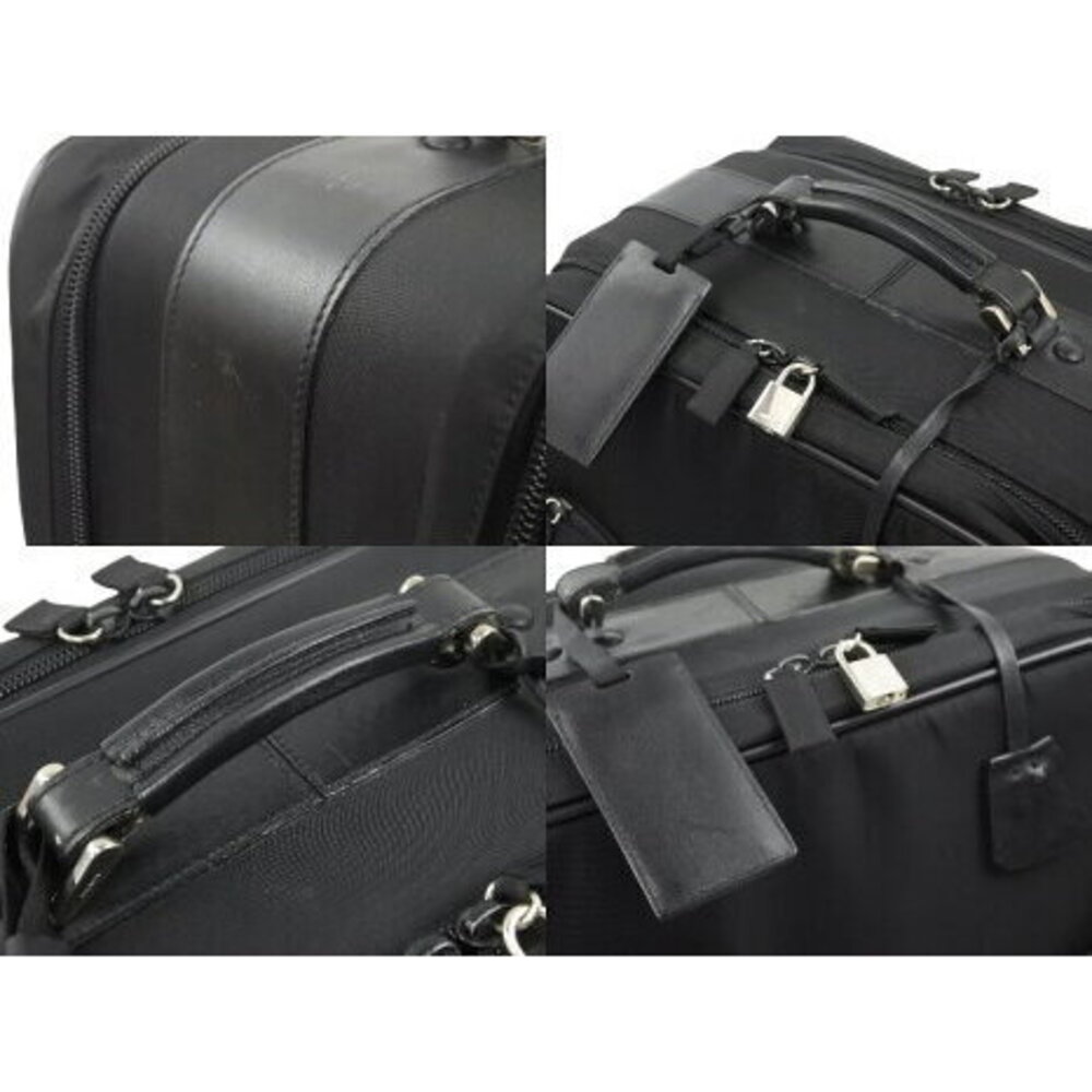 Prada Carry Bag Double Casters Triangle Logo Black - Picture 4 of 8